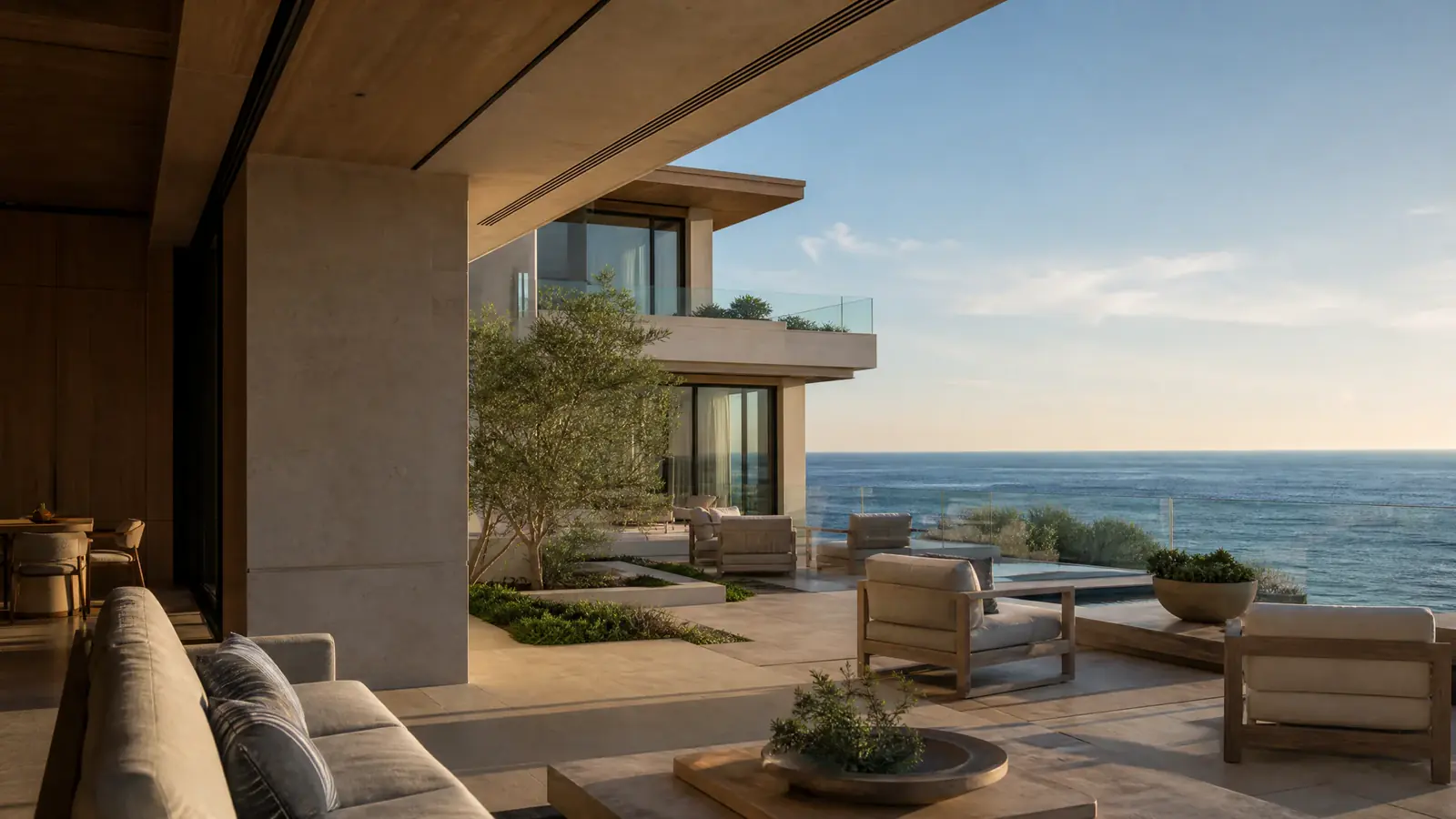 Atmospheric contemporary coastal residence overlooking the Pacific